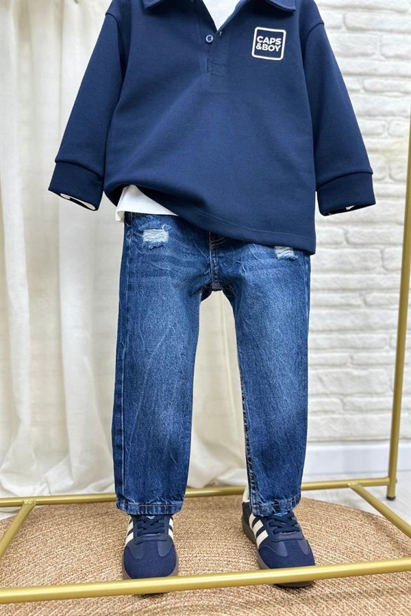 Erkek Çocuk Polo Yaka Laci Jean Takım 