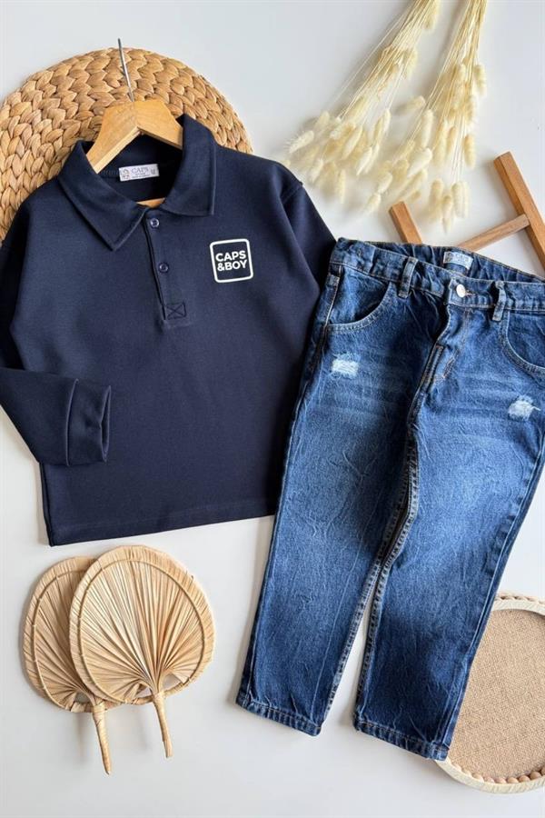 Erkek Çocuk Polo Yaka Laci Jean Takım 