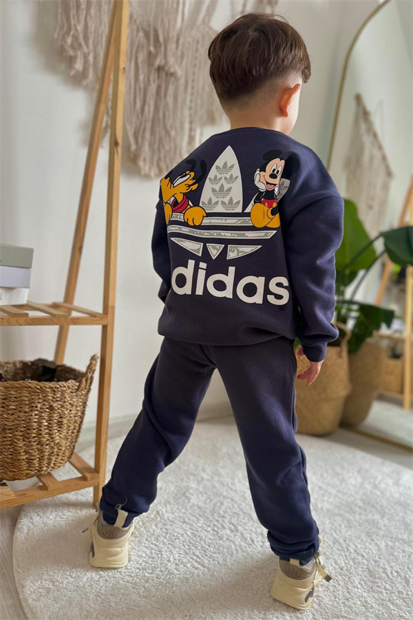 Erkek Çocuk Şardonlu Adids Antrasit Takım