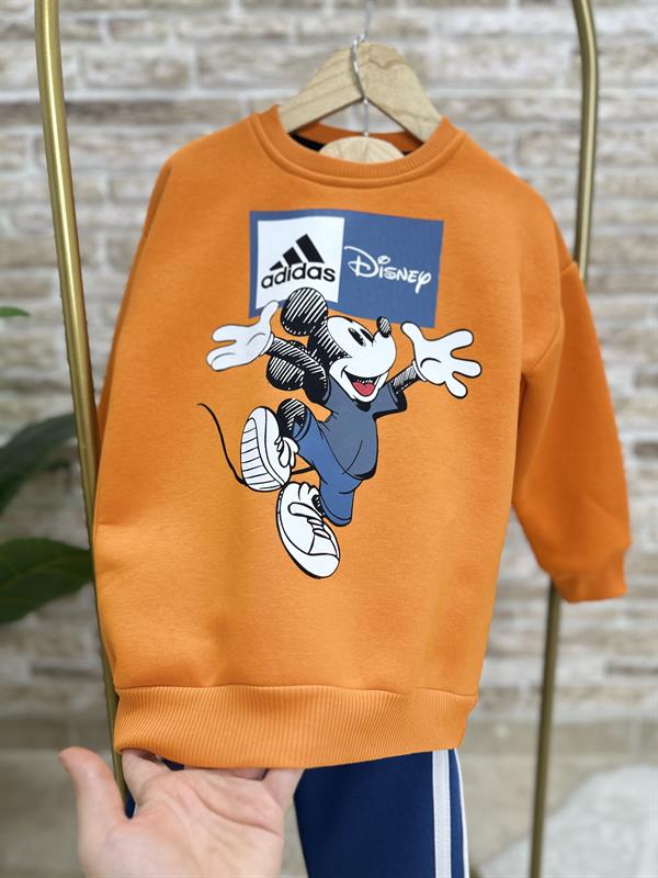 Erkek Çocuk Şardonlu Adids Oranj Mavi Takım