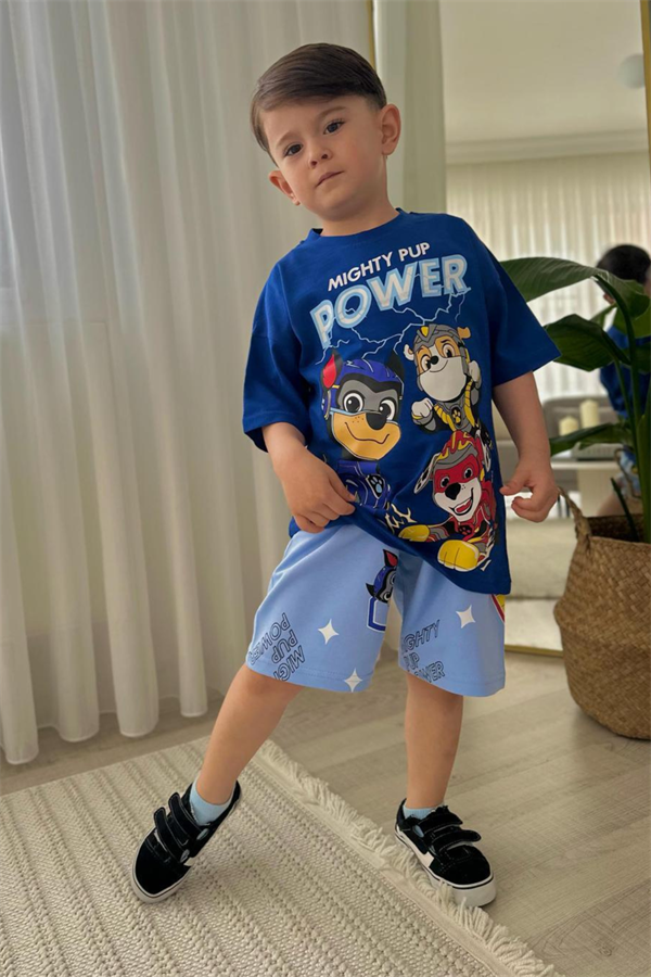 Erkek Çocuk Saxs Pawpatrol Şortlu Takım 