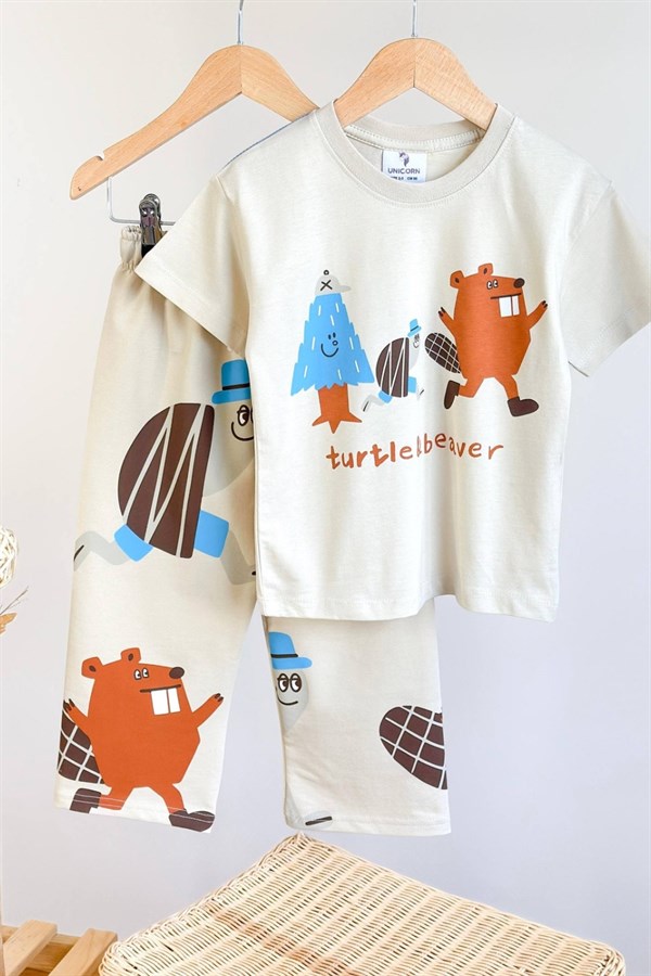 Erkek Çocuk Turtle & Beaver İkili Takım