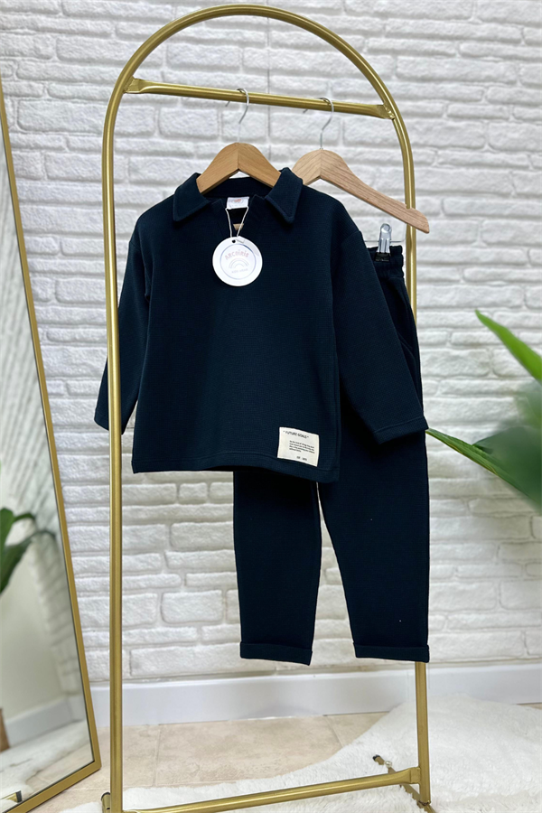 Erkek Çocuk Waffle Kumaş Laci Takım