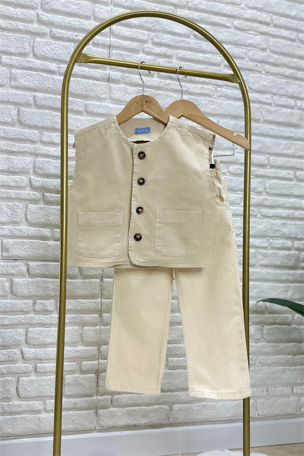 Erkek Çocuk Yelek & Jean Takım