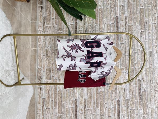 Gap Bordo Dinazorlu Şortlu Takım