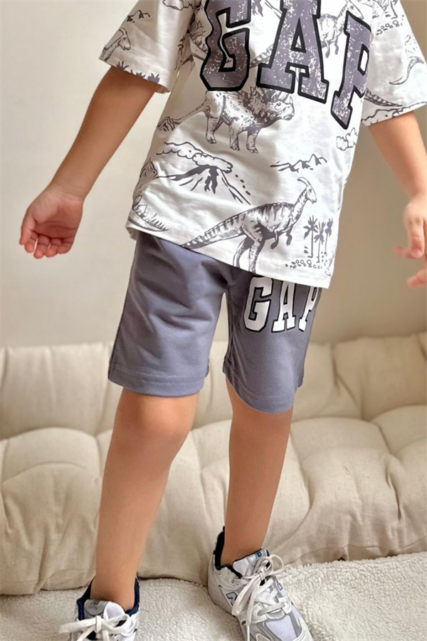 Gap Gri Şortlu Takım