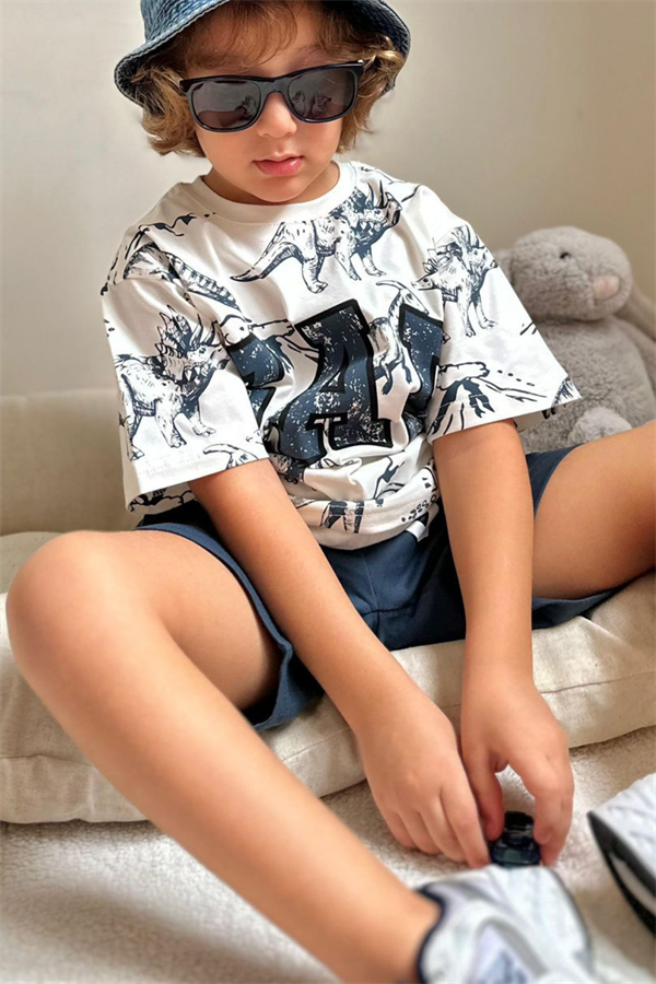 Gap Lacivert Şortlu Takım