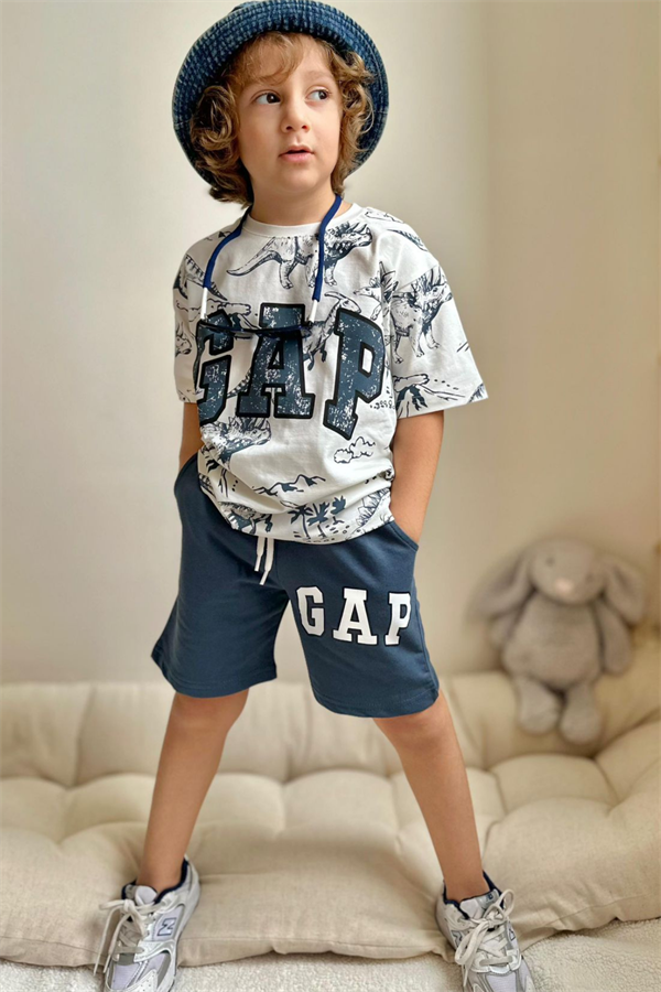 Gap Lacivert Şortlu Takım