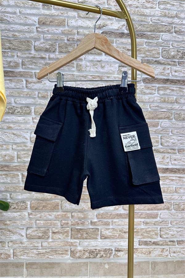 Garfield  Sarı SiyahŞortlu Takım