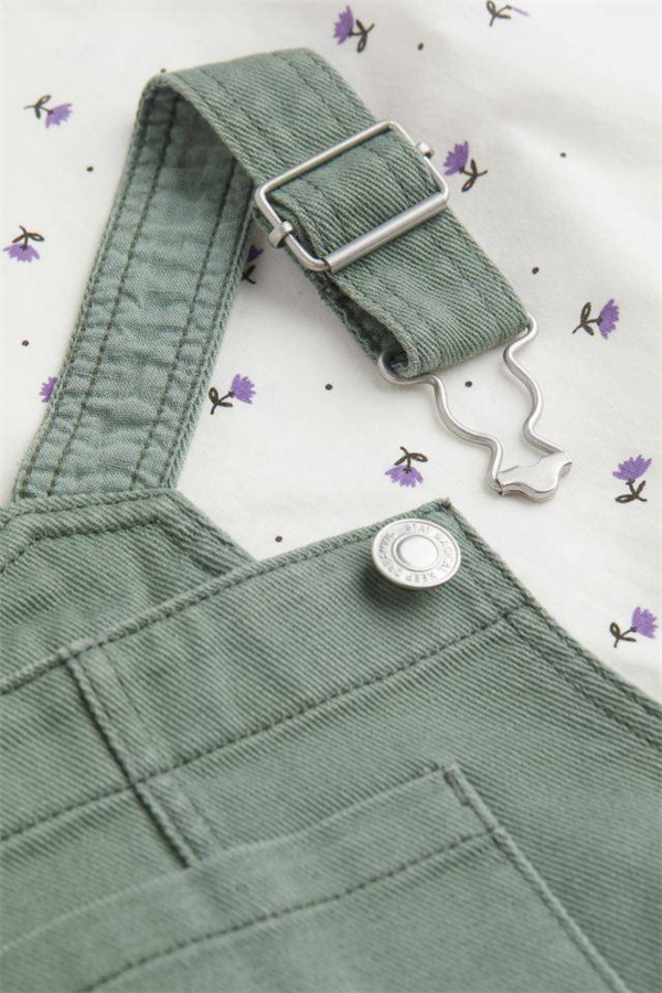 Haki Denim Jile Elbise