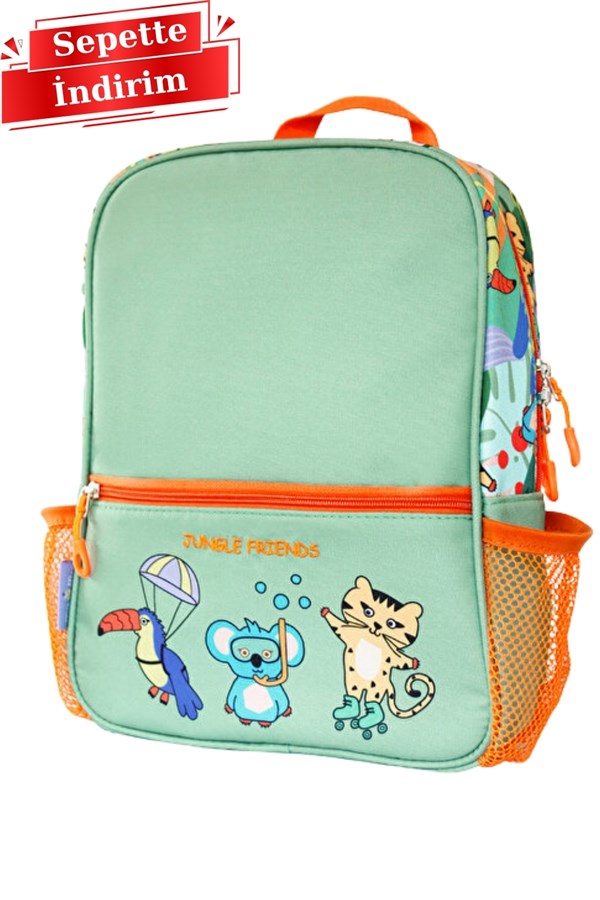 İthal Jungle Friends Çocuk Sırt Çantası
