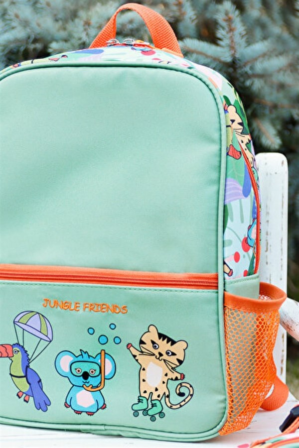 İthal Jungle Friends Çocuk Sırt Çantası