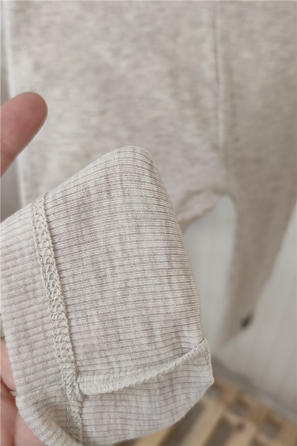 İthal Pamuklu Krem Tayt