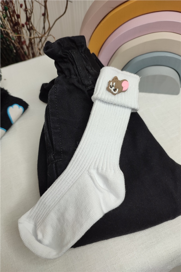 Jerry Figürlü Çorap