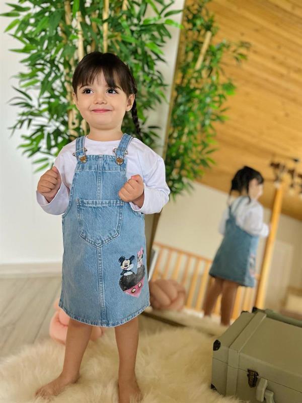 Kalpli Minnie & Mickey Kot Jile Elbise