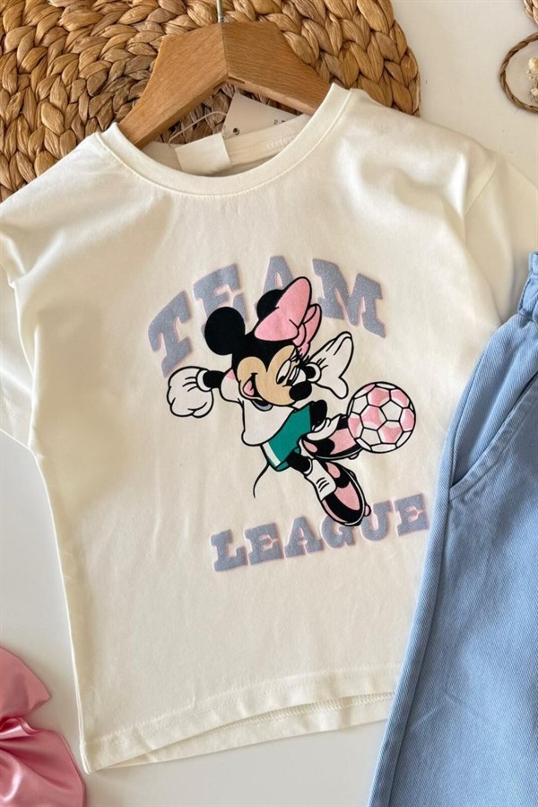 Kız 3lü Tshirt Dahil Kolej Ceketli Takım