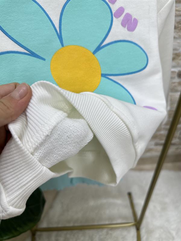 Kız Çocuk 3 İplik Turkuaz  İspanyol Taytlı Takım