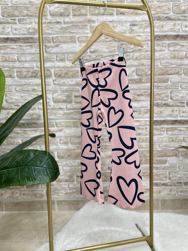 Kız Çocuk 3 İplik Gap İspanyol Paça Taytlı Takım