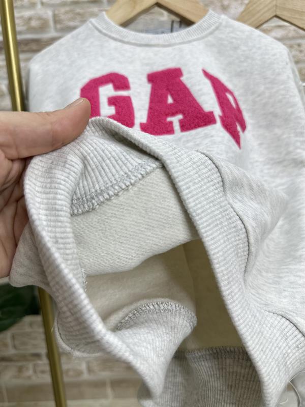 Kız Çocuk 3 İplik Gri Gap Takım