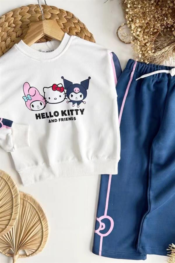 Kız Çocuk 3 İplik Hello Kitty Laci Takım
