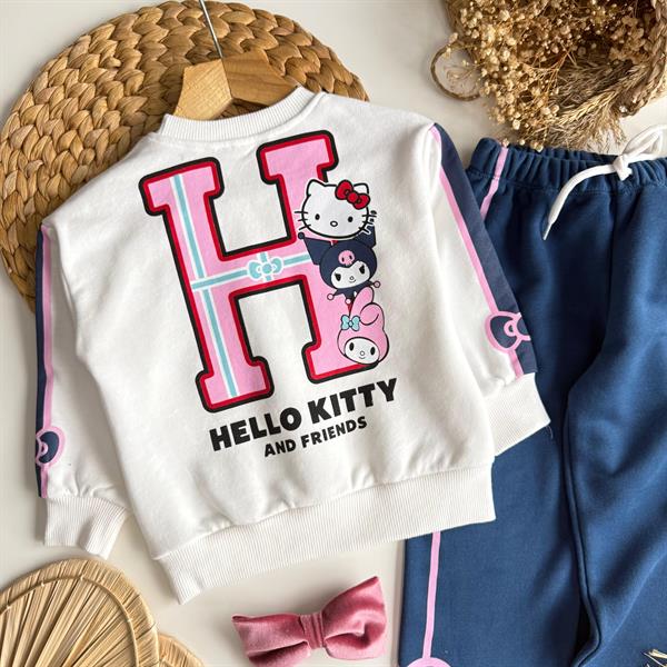Kız Çocuk 3 İplik Hello Kitty Laci Takım