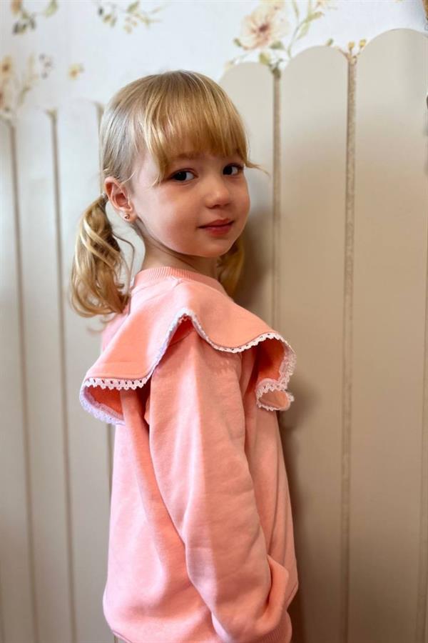 Kız Çocuk 3 İplik Hello Kity Pembe Takım