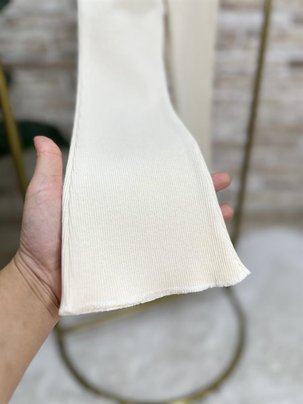 Kız Çocuk 3 İplik Kurdele Detaylı İspanyol Taytlı Takım