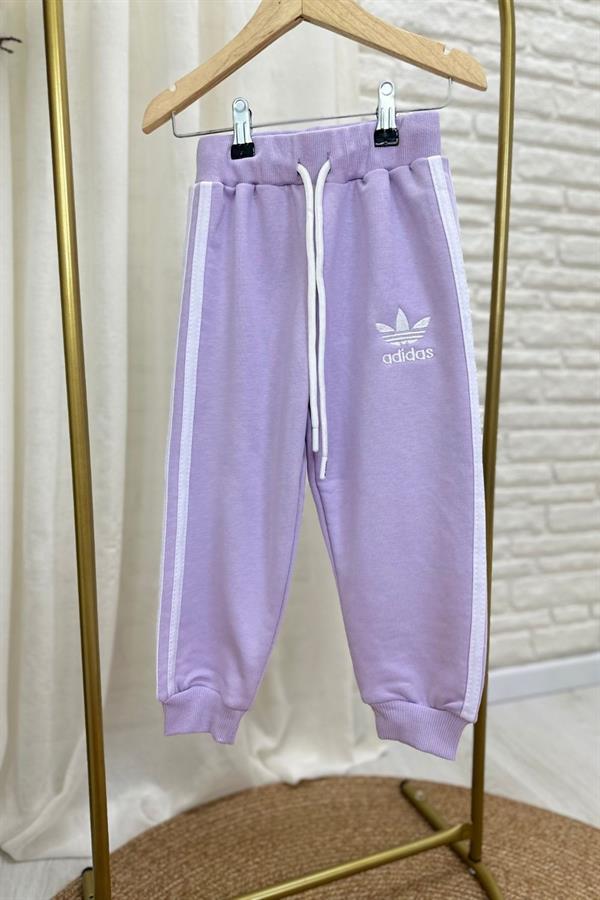 Kız Çocuk 3 İplik Lila Adids Takım