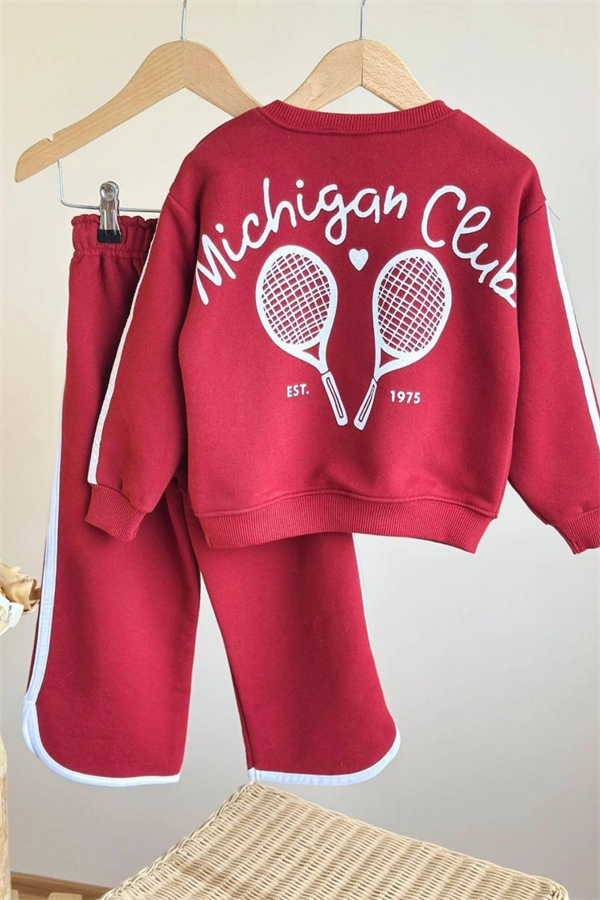 Kız Çocuk 3 İplik Michigan Clup Takım