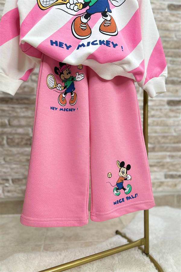 Kız Çocuk 3 İplik Minnie İspanyol Takım