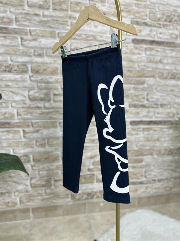 Kız Çocuk 3 İplik Minnie Nakışlı Taytlı Takım