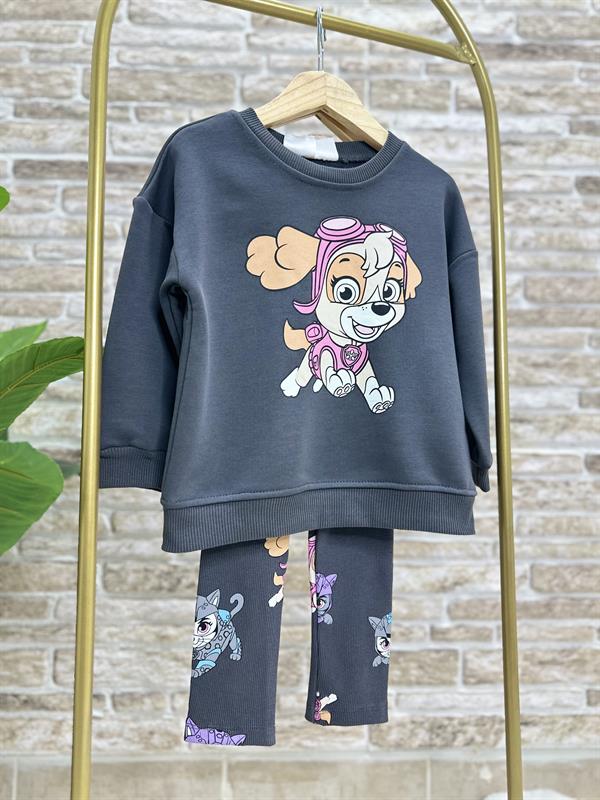 Kız Çocuk 3 İplik Pawpatrol Taytlı Takım