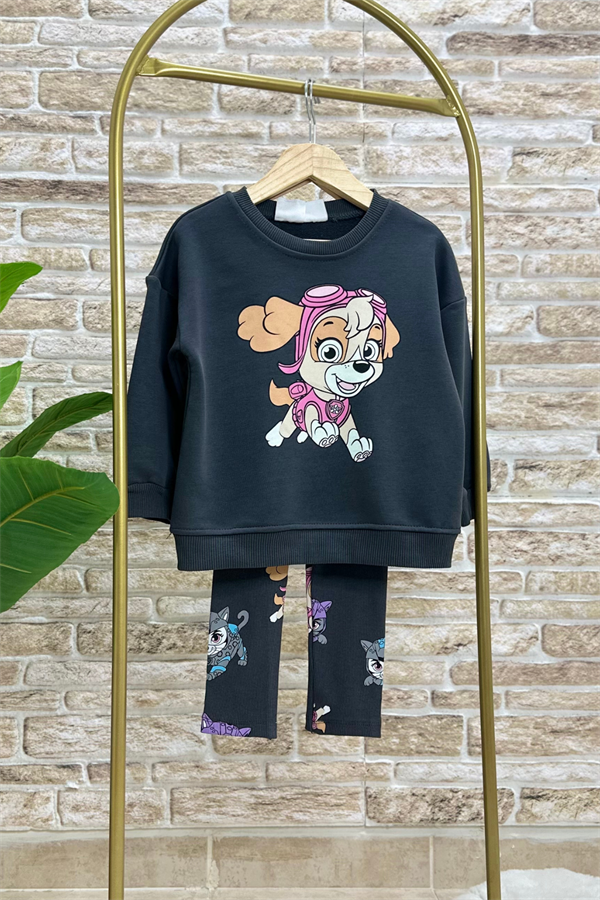 Kız Çocuk 3 İplik Pawpatrol Taytlı Takım