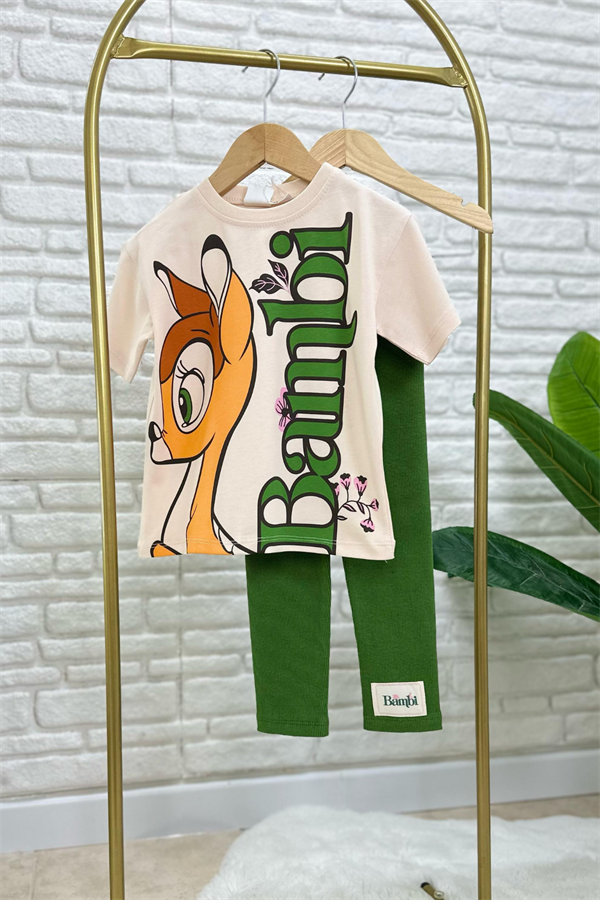 Kız Çocuk Bambili Taytlı Takım