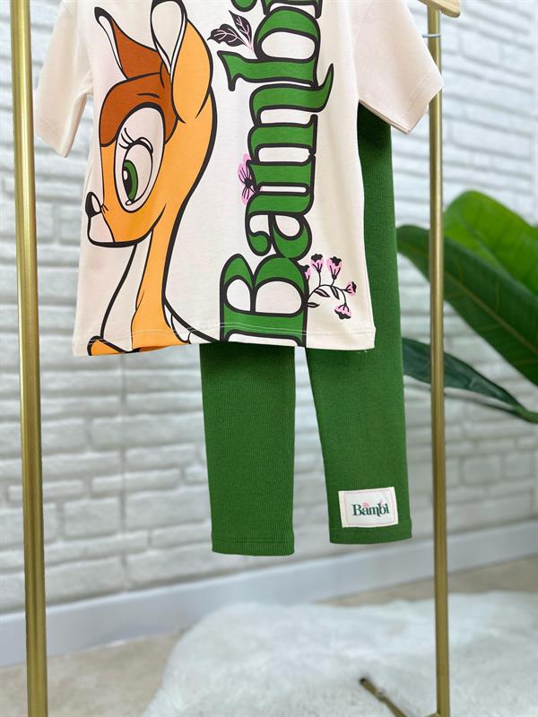 Kız Çocuk Bambili Taytlı Takım