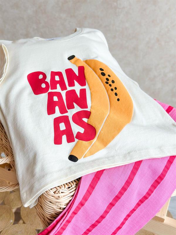 Kız Çocuk Bananas Müslin Pantolon Takım 