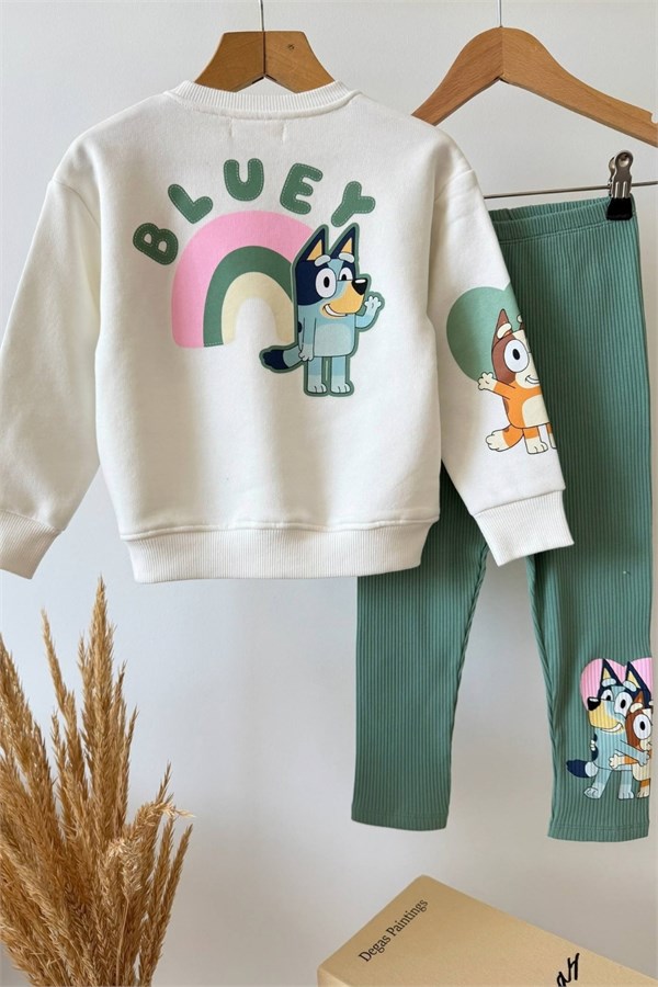 Kız Çocuk Bluey Taytlı Takım