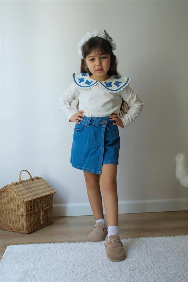 Kız Çocuk Bluz & Şort Etek Takım