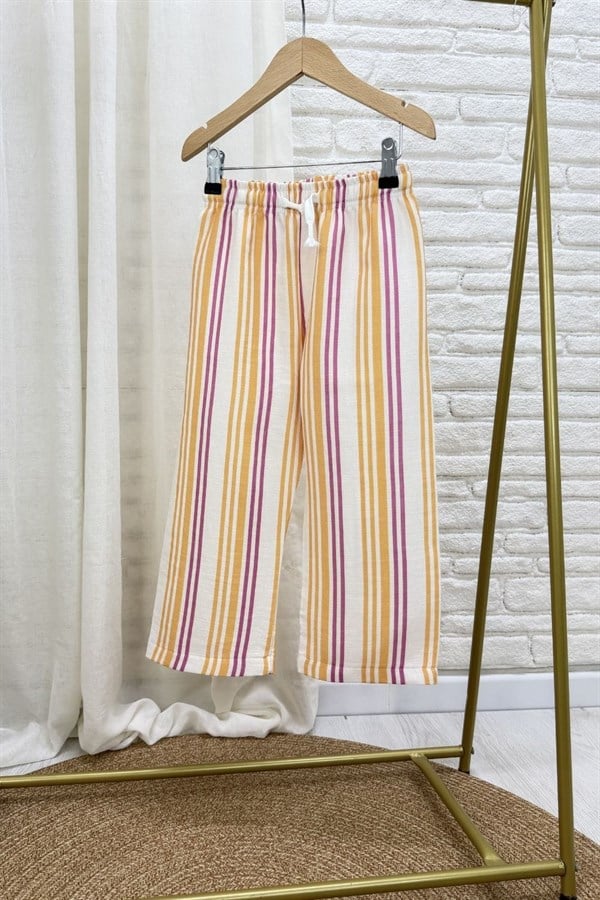 Kız Çocuk Daisy Müslin Pantolon Takım
