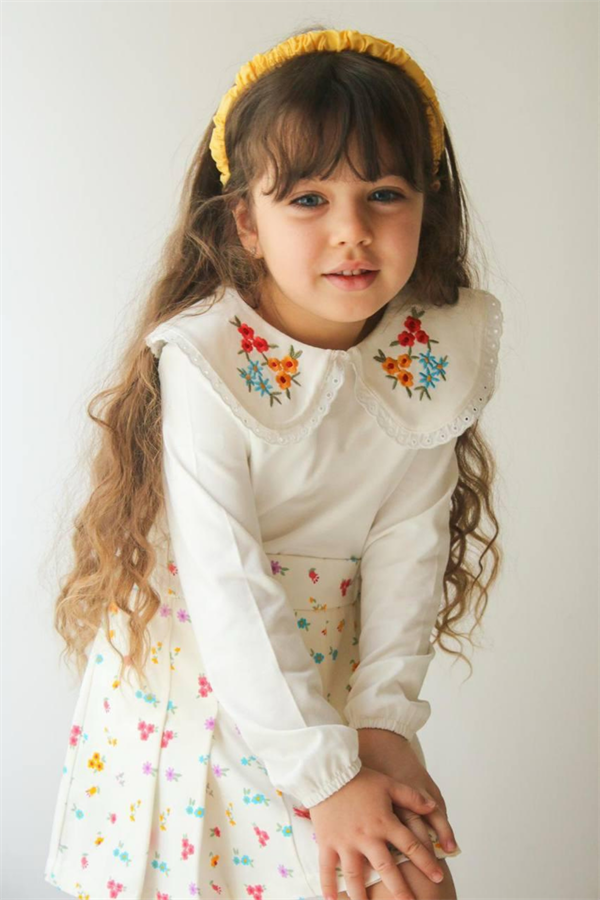 Kız Çocuk Denim Etek&Bluz Takım 