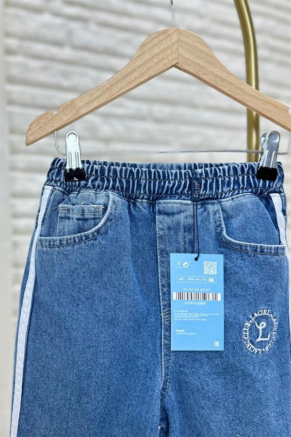 Kız Çocuk Dik Yaka Jean Takım