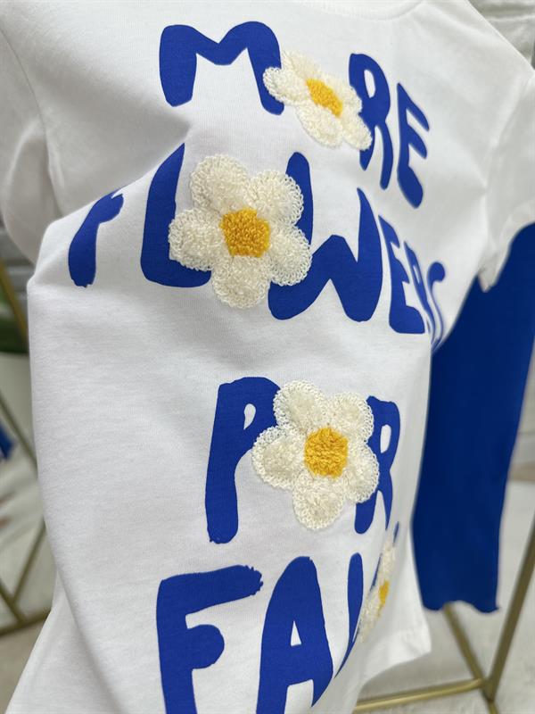 Kız Çocuk Flowers İspanyol Taytlı Takım