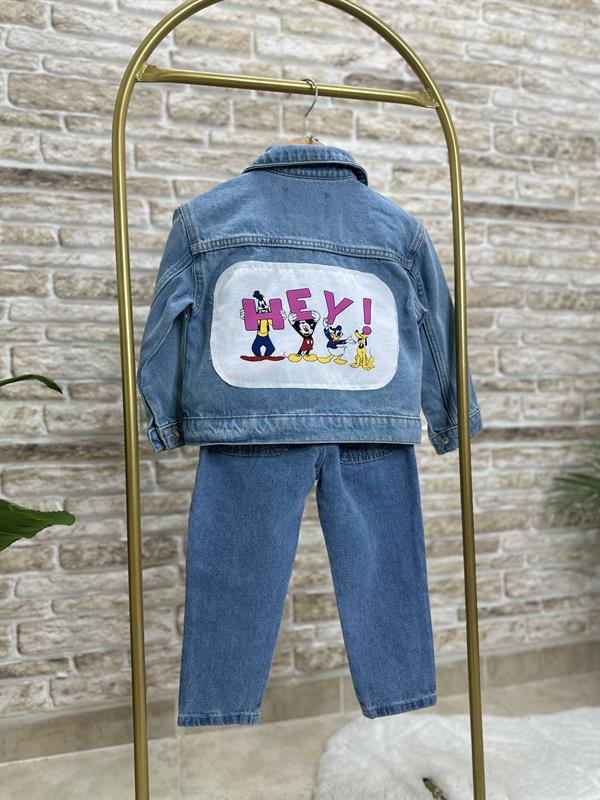 Kız Çocuk Friends Denim Kot Ceket 