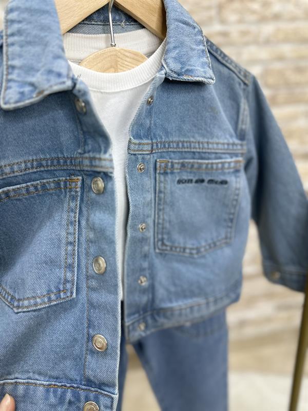 Kız Çocuk Friends Denim Kot Ceket 