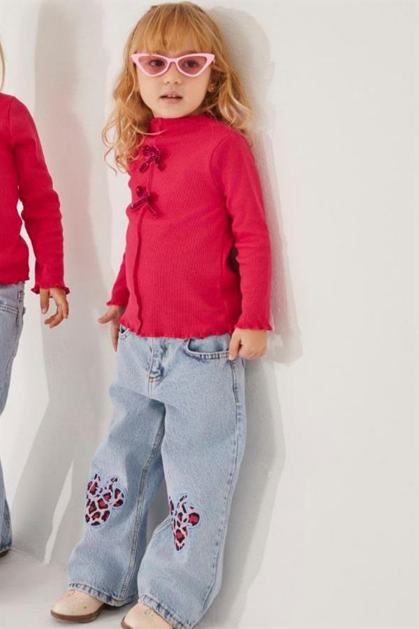 Kız Çocuk Jean & Badi Takım