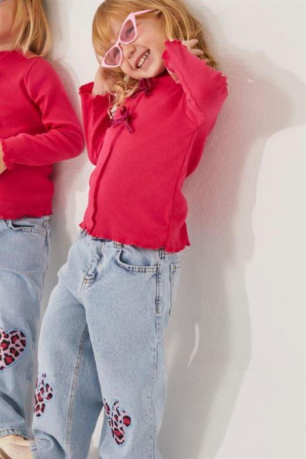 Kız Çocuk Jean & Badi Takım