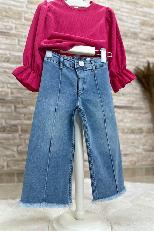 Kız Çocuk Jean Pantolon