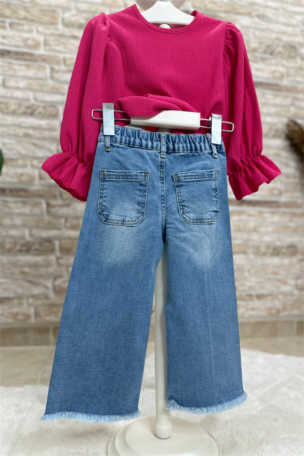 Kız Çocuk Jean Pantolon