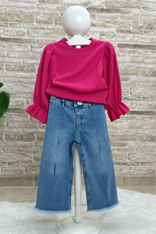 Kız Çocuk Jean Pantolon