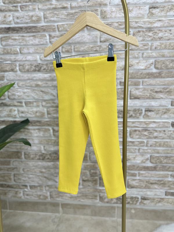 Kız Çocuk Kaşkorse Sarı Taytlı Takım